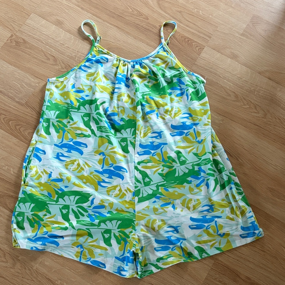 Vibrant Floral Women's Romper